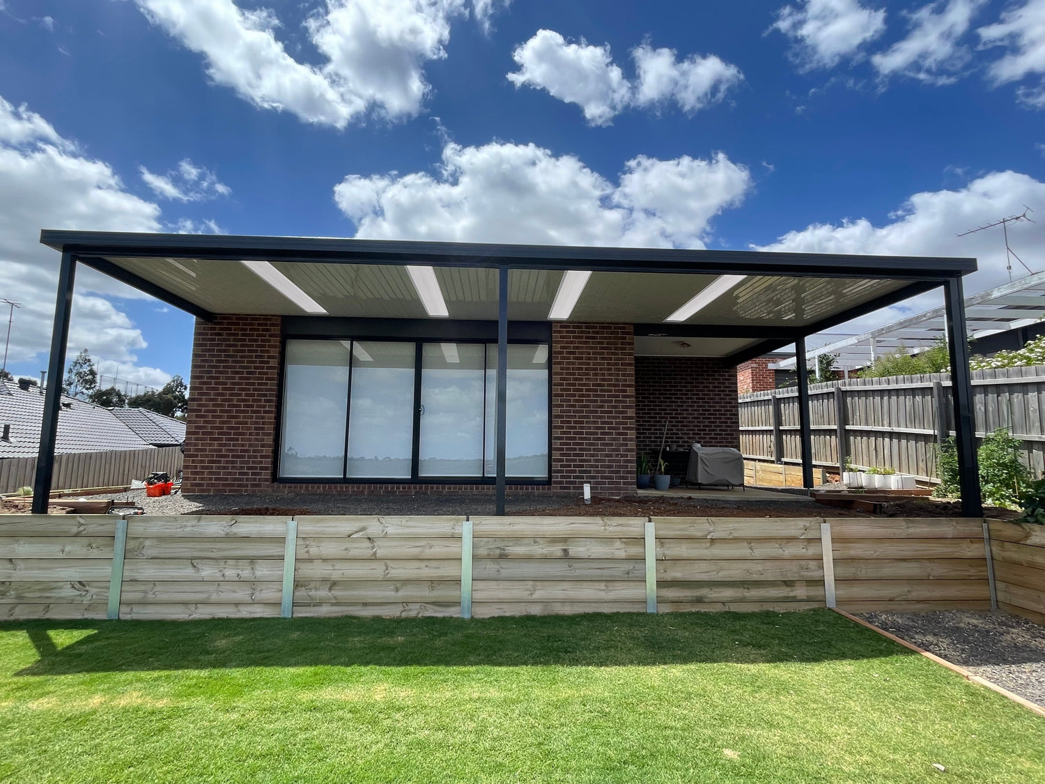DIY Attached Flat Patio Roof Kits – Built to Fit Your Home