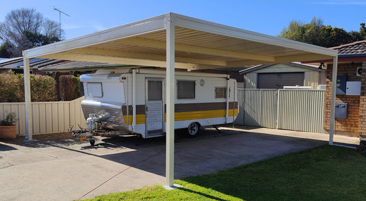 Skillion Caravan/Boatports